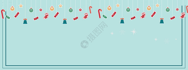 淘宝电商装饰圣诞节背景设计图片
