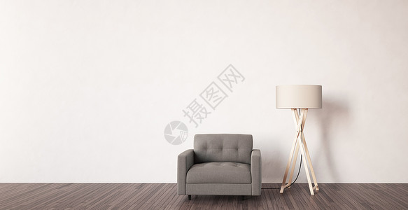 创意居家客厅沙发背景设计图片