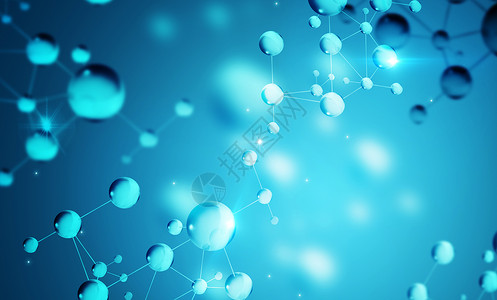 医疗分子原子结构背景设计图片