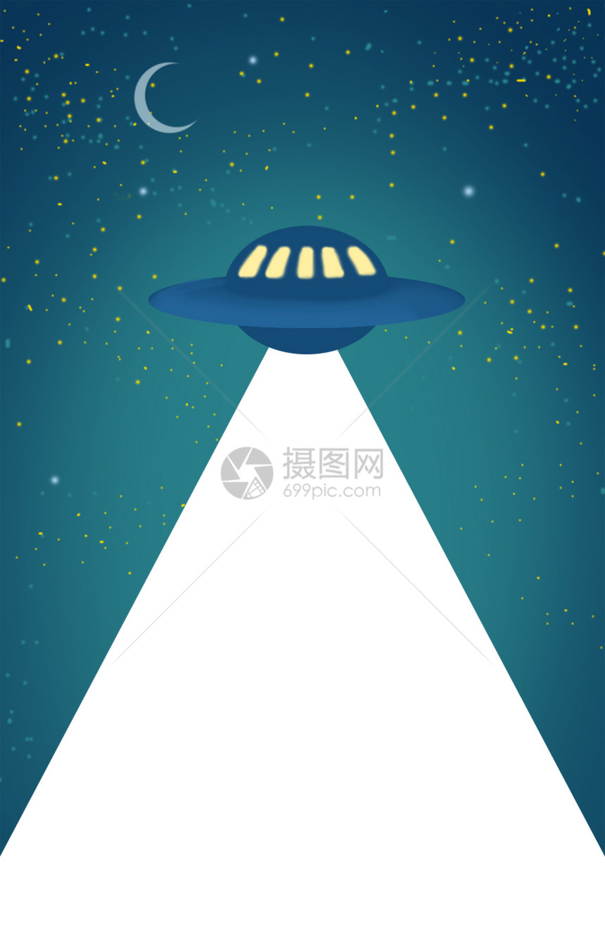 太空手绘插画图片