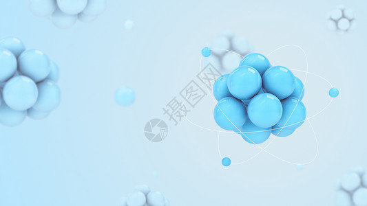 小球装饰物科技医疗分子背景设计图片