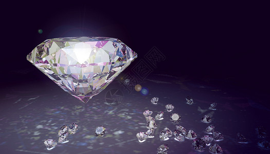钻石雕琢真爱之光闪亮钻石设计图片