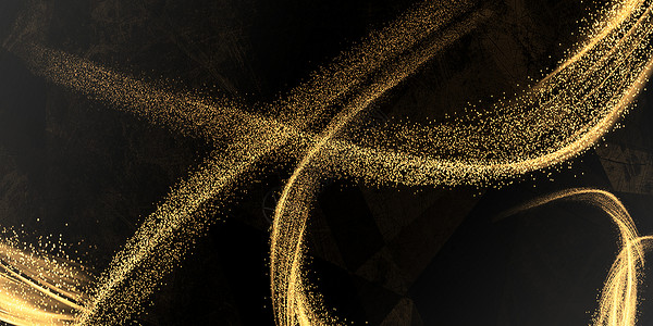 金色创意光效黑金科技背景设计图片