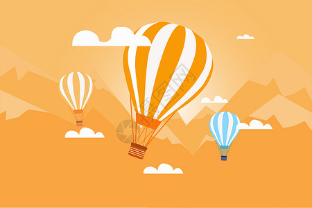旅行热气球热气球设计图片