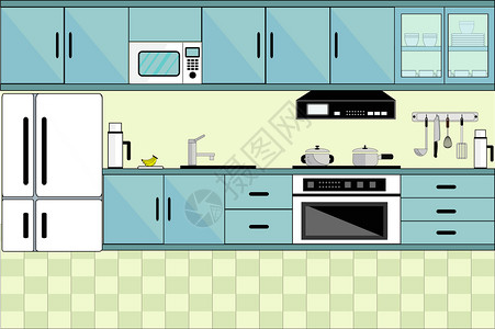 烤箱预热厨房设计图片