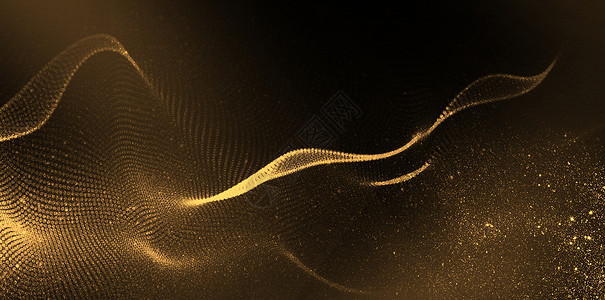 色彩曲线黑金科技背景设计图片