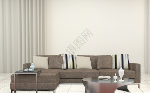沙发椅子组合简约室内背景设计图片