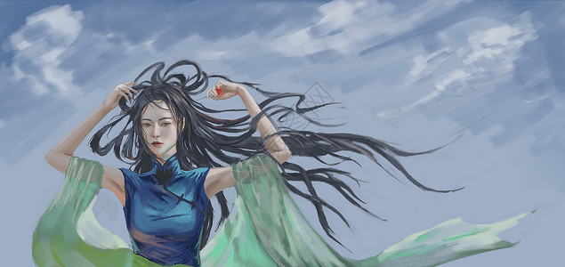 缤纷女人节女性魅力插画