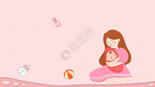 宝宝百日宴子宫中的婴儿设计图片