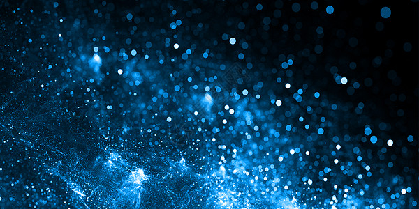蓝色火花科技粒子背景设计图片