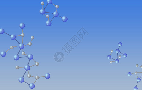 钙离子离子原子晶体结构背景设计图片