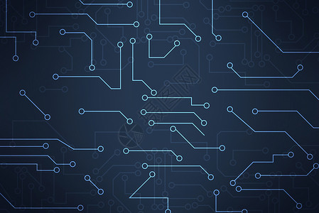 科技电路线条电路板高清图片素材