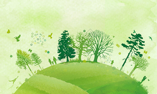 地球森林世界森林日背景设计图片