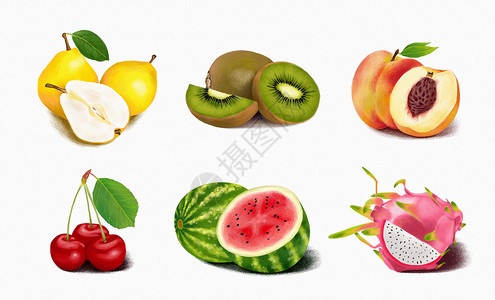 水果插画素材高清图片