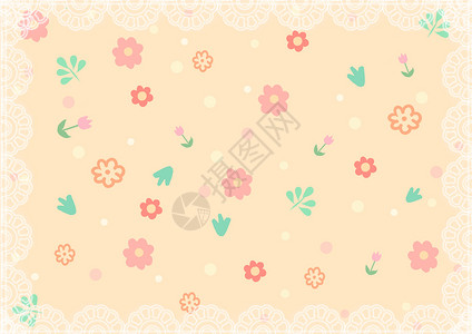 花卉元素背景背景图片