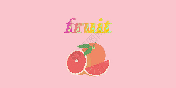 水果商标520情人节背景设计图片