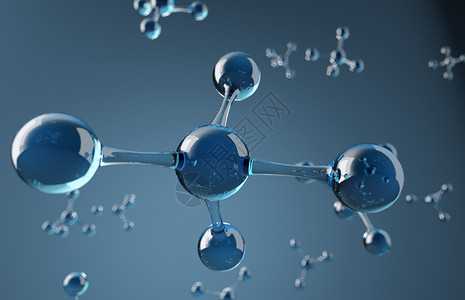 科技医疗分子结构背景高清图片