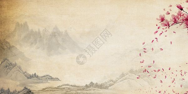 中国风仙女背景图中国风的背景设计图片