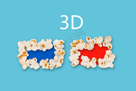 3D电影概念背景图片