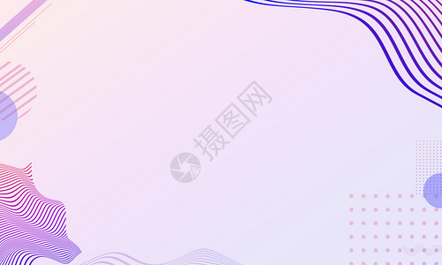 活动banner抽象几何背景插画