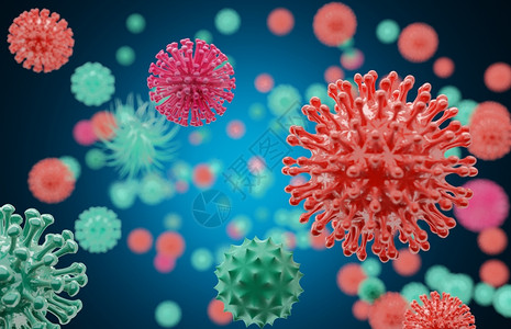 细菌病毒背景图片