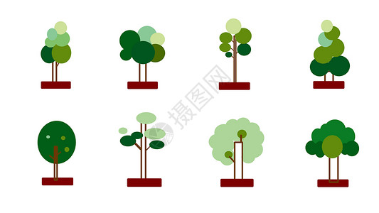 树木图标元素图片