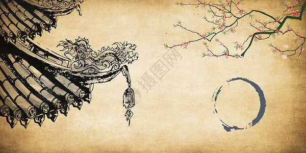 花纹元素中国风背景设计图片