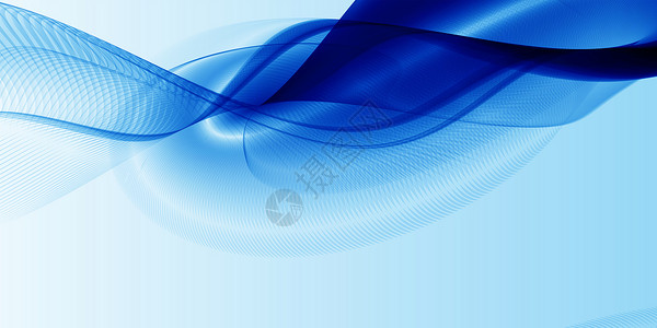 蓝色波浪科技商业背景图片