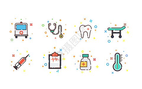 医疗MBE图标高清图片
