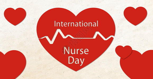 护士节日艺术字国际护士日设计图片
