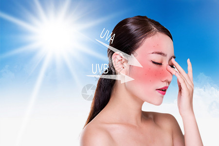 太阳紫外线户外防晒设计图片