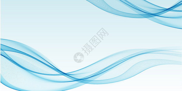 清新商务背景蓝色线条背景设计图片