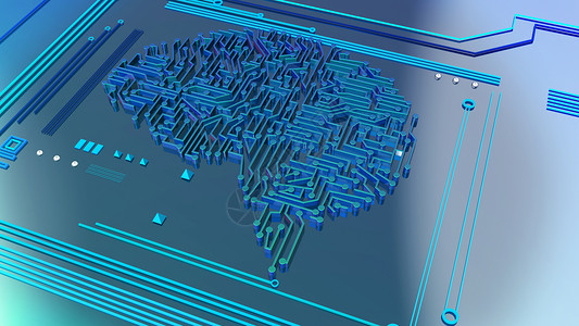 AI人工智能技术大脑高清图片素材