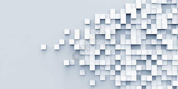 小正方形创意抽象商务背景设计图片