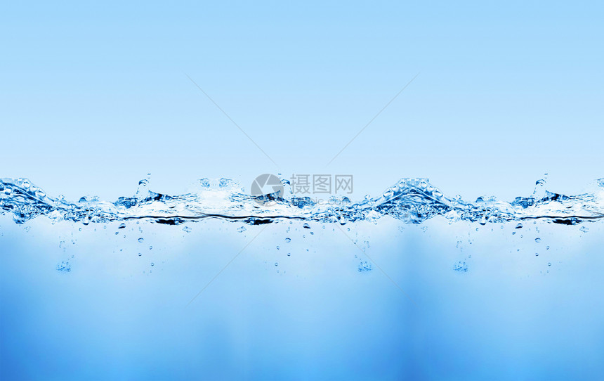 夏季清凉水背景图片