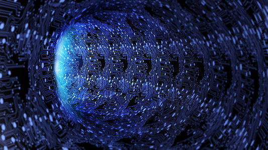 计算机模型线路黑洞背景设计图片