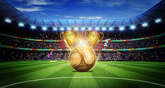 决战之夜艺术字世界杯设计图片
