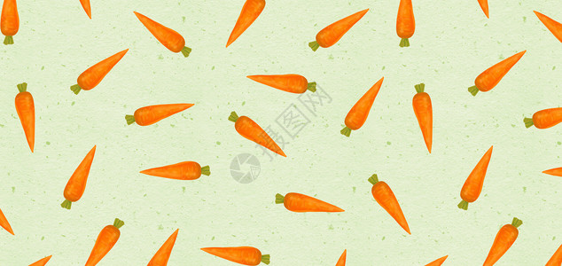 蔬菜边框胡萝卜插画