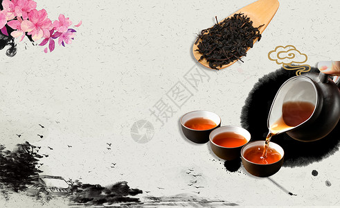 蜂蜜勺子茶道设计图片