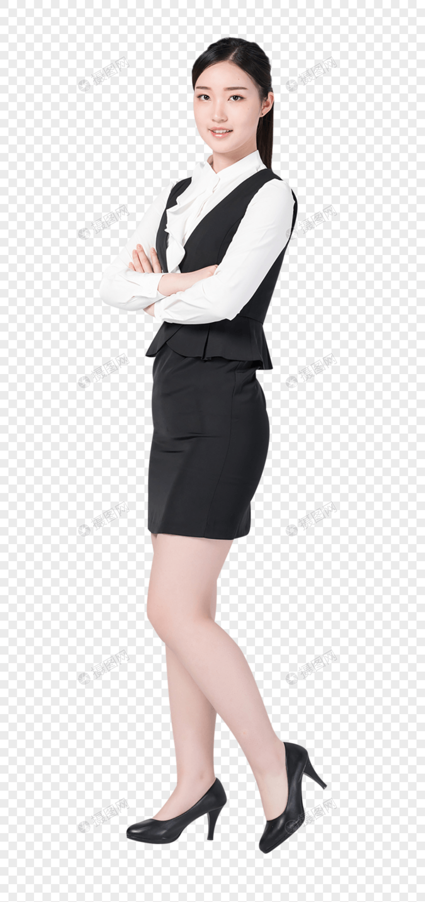 自信职场女性穿着职业正装图片图片