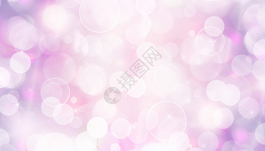 粉色星光效果紫色光斑背景设计图片