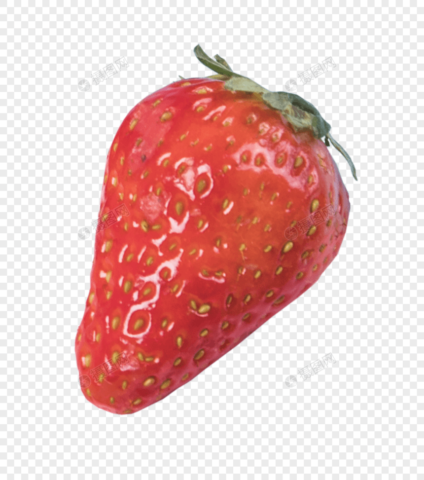 新鲜水果草莓元素图片