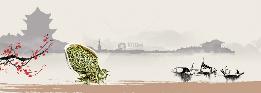茶与中国风图片