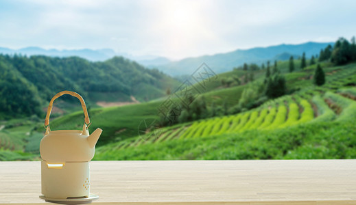 古风茶道茶与饮食健康设计图片