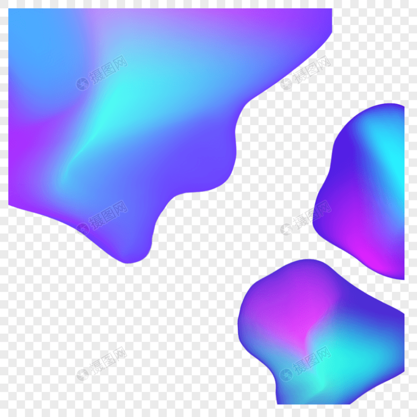 紫色蓝色抽象线条几何流体渐变图片
