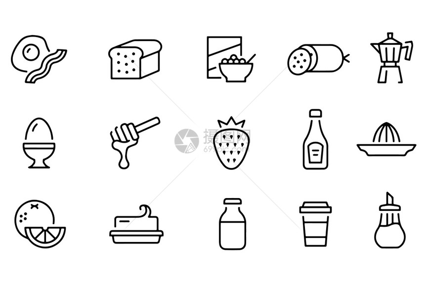 生活食物图标图片