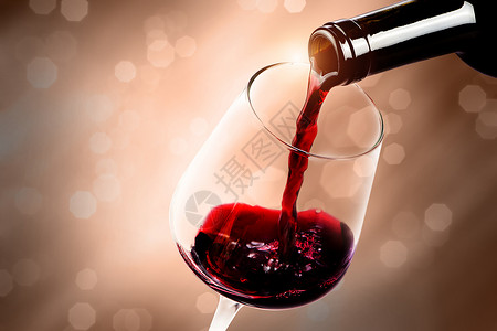 香醇红葡萄酒背景图片