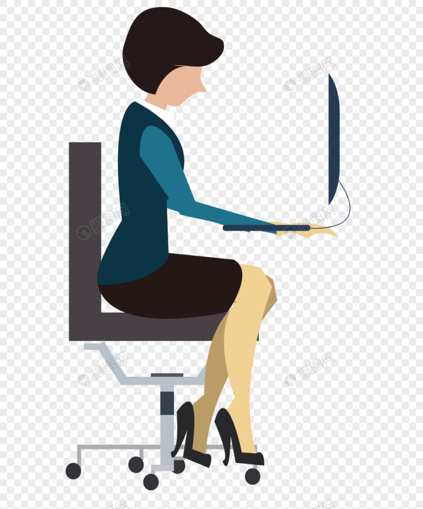 办公职业女性图片