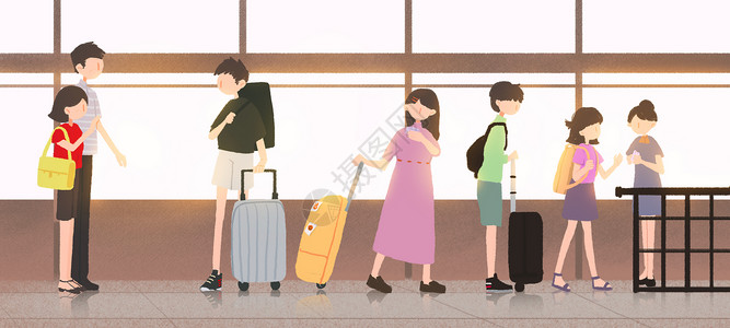 牡丹江火车站离别的车站插画