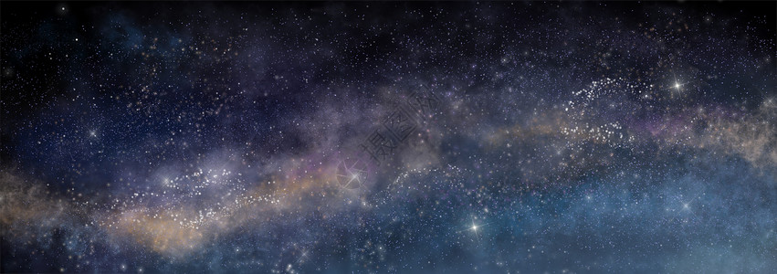 星空银河背景背景图片